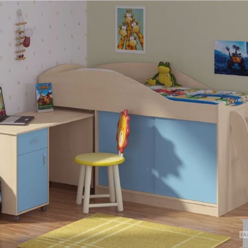 Кровать-чердак «Дюймовочка 3»